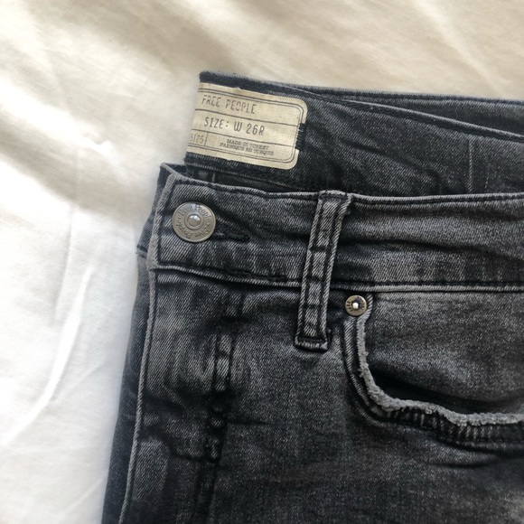 Free People Distressed Skinny Jeans - Picture 2 of 3